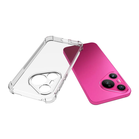 For Huawei Pura 70 Shockproof Non-slip Thickening TPU Phone Case(Transparent)