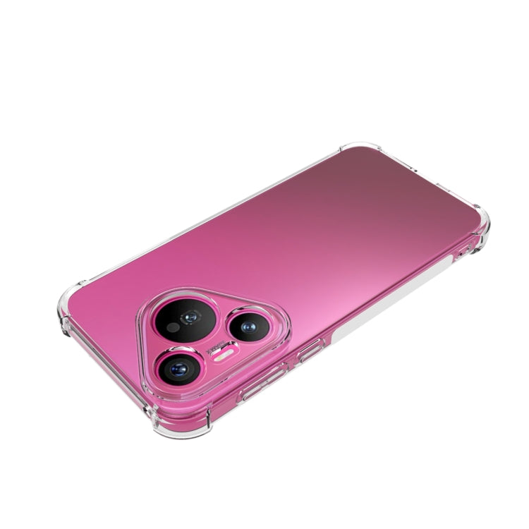 For Huawei Pura 70 Shockproof Non-slip Thickening TPU Phone Case(Transparent)