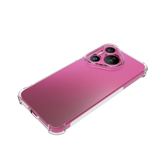 For Huawei Pura 70 Shockproof Non-slip Thickening TPU Phone Case(Transparent)
