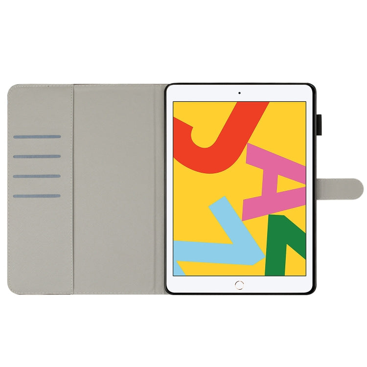 For iPad 10.2 2021 / 2020 Painted Leather Smart Tablet Case(Ethnic Style) - iPad 10.2 Cases by PMC TechLife | Online Shopping South Africa | PMC TechLife