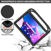 For Lenovo Tab P11 Gen 2 11.5 Handle EVA Shockproof Tablet Case with Holder(Black)