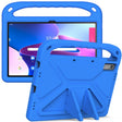 For Lenovo Tab P11 Gen 2 11.5 Handle EVA Shockproof Tablet Case with Holder(Blue) - Lenovo by PMC TechLife | Online Shopping South Africa | PMC TechLife | Buy Now Pay Later Mobicred