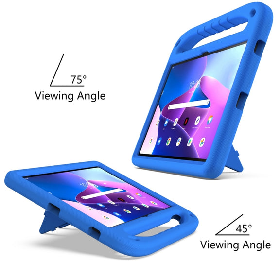 For Lenovo Tab P11 Gen 2 11.5 Handle EVA Shockproof Tablet Case with Holder(Blue)
