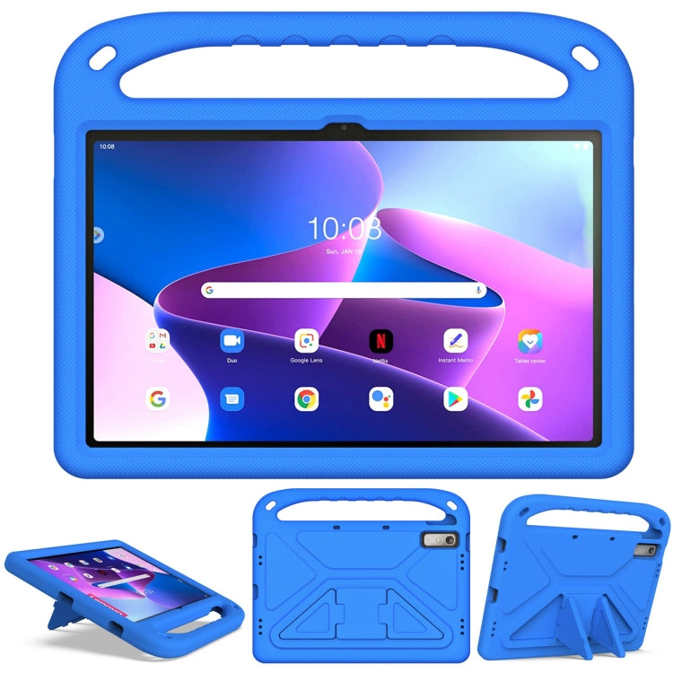 For Lenovo Tab P11 Gen 2 11.5 Handle EVA Shockproof Tablet Case with Holder(Blue) - Lenovo by PMC TechLife | Online Shopping South Africa | PMC TechLife | Buy Now Pay Later Mobicred