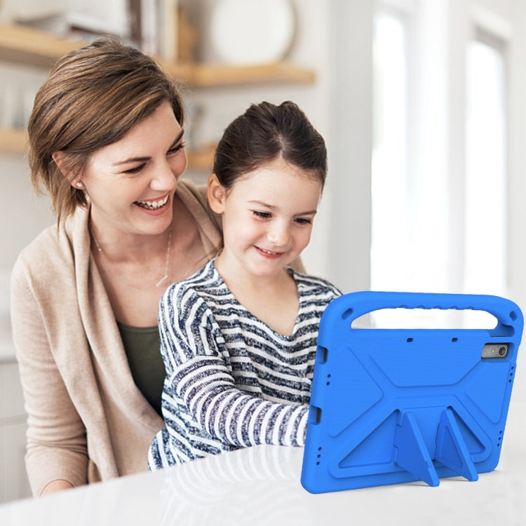 For Lenovo Tab P11 Gen 2 11.5 Handle EVA Shockproof Tablet Case with Holder(Blue)