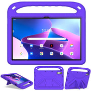 For Lenovo Tab P11 Gen 2 11.5 Handle EVA Shockproof Tablet Case with Holder(Purple)