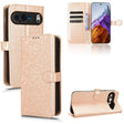 For Google Pixel 9 Honeycomb Dot Texture Leather Phone Case(Gold) - Google Cases by PMC TechLife | Online Shopping South Africa | PMC TechLife | Buy Now Pay Later Mobicred