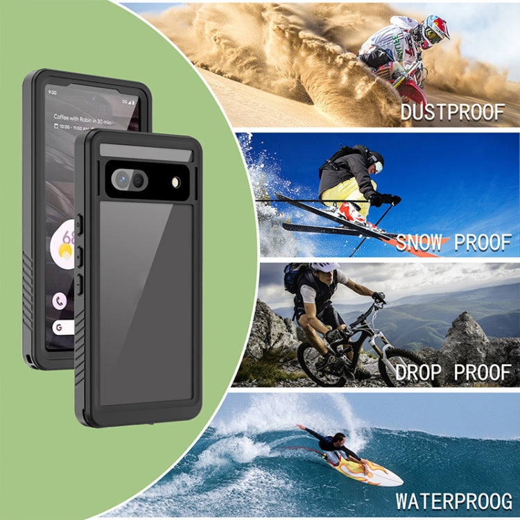 For Google Pixel 7a RedPepper Shockproof IP68 Waterproof PC + TPU Protective Case(Black) - free shipping - PMC TechLife - Order now!