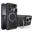 For Xiaomi Redmi Note 13 Pro 5G CD Texture Sliding Camshield Magnetic Holder Phone Case(Black) - Xiaomi Cases by PMC TechLife | Online Shopping South Africa | PMC TechLife | Buy Now Pay Later Mobicred