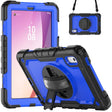 For Lenovo Tab M9 Silicone Hybrid PC Tablet Case with Shoulder Strap(Blue PC) - Lenovo by PMC TechLife | Online Shopping South Africa | PMC TechLife | Buy Now Pay Later Mobicred