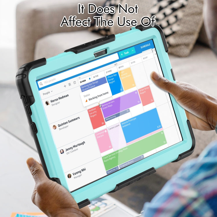 For Lenovo Tab M10 10.1 Gen 3rd Silicone Hybrid PC Tablet Case with Shoulder Strap(Light Blue PC) - Lenovo by PMC TechLife | Online Shopping South Africa | PMC TechLife | Buy Now Pay Later Mobicred