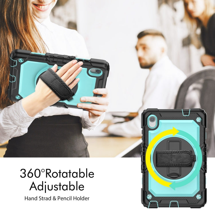 For Lenovo Tab M8 HD 2020/2019 Silicone Hybrid PC Tablet Case with Shoulder Strap(Light Blue PC) - Lenovo by PMC TechLife | Online Shopping South Africa | PMC TechLife | Buy Now Pay Later Mobicred