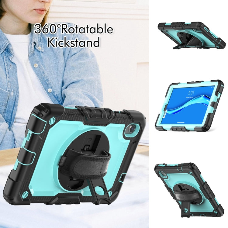 For Lenovo Tab M8 HD 2020/2019 Silicone Hybrid PC Tablet Case with Shoulder Strap(Light Blue PC) - Lenovo by PMC TechLife | Online Shopping South Africa | PMC TechLife | Buy Now Pay Later Mobicred