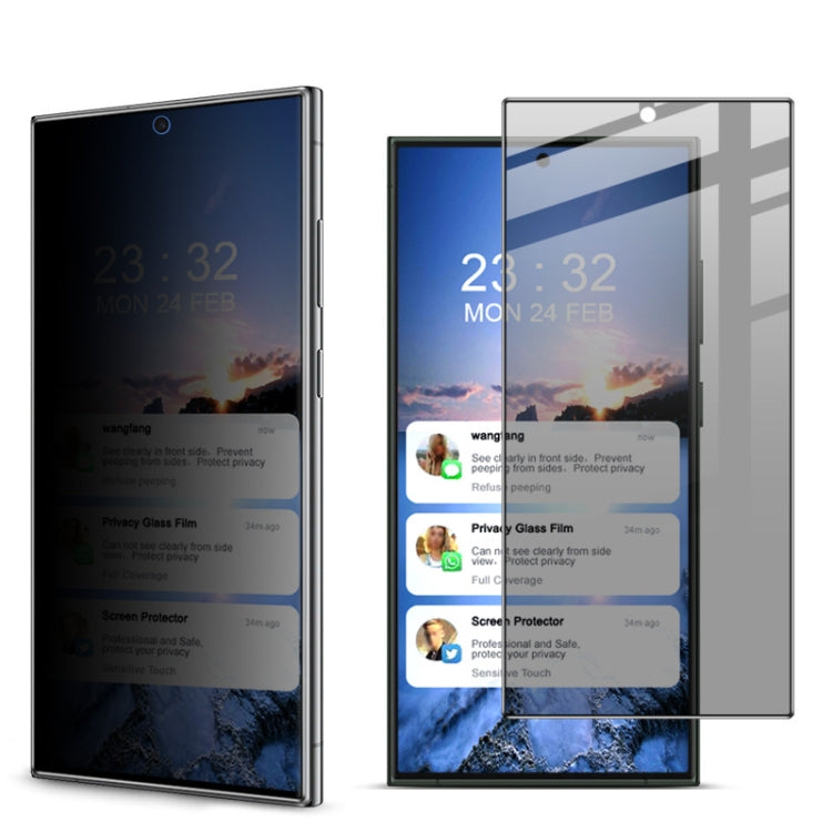 For Samsung Galaxy S24 Ultra 5G imak HD Full Screen Anti-spy Tempered Glass Protective Film - Galaxy S24 Ultra 5G Tempered Glass by imak | Online Shopping South Africa | PMC TechLife | Buy Now Pay Later Mobicred