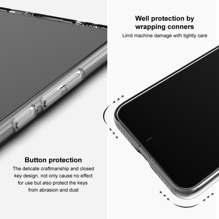 For Asus ROG Phone 8 / Phone 8 Pro IMAK UX-5 Series Transparent Shockproof TPU Protective Phone Case - ASUS Cases by imak | Online Shopping South Africa | PMC Jewellery | Buy Now Pay Later Mobicred