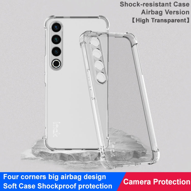 For Meizu 20 Pro 5G imak Shockproof Airbag TPU Phone Case(Transparent)