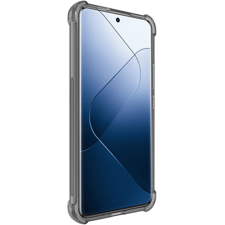 For Xiaomi 14 Pro 5G imak Shockproof Airbag TPU Phone Case(Transparent Black)