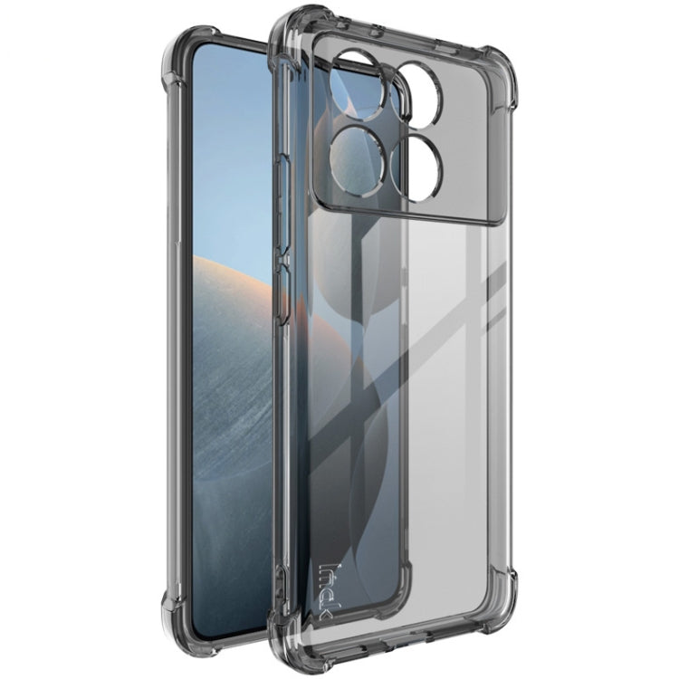 For Xiaomi Poco X6 Pro 5G/Redmi K70E 5G imak Shockproof Airbag TPU Phone Case(Transparent Black) - free shipping - PMC TechLife - Order now!