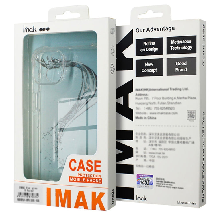 For Xiaomi 14 Ultra 5G imak Shockproof Airbag TPU Phone Case(Transparent Black)