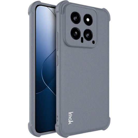 For Xiaomi 14 5G imak Shockproof Airbag TPU Phone Case(Matte Grey) - free shipping - PMC Jewellery - Order now!