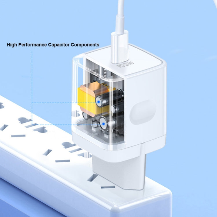 Yesido YC-30 PD 20W Type-C Port Mini Travel Fast Charger(EU Plug) - free shipping - PMC TechLife - Order now!