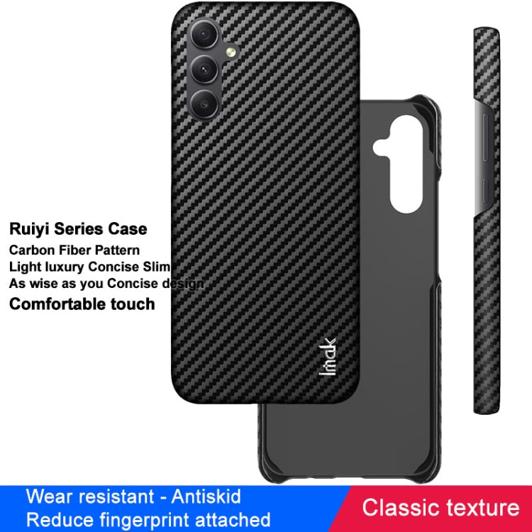 For Samsung Galaxy A54 5G imak Ruiyi Series Carbon Fiber PU + PC Phone Case - Galaxy Phone Cases by imak | Online Shopping South Africa | PMC TechLife | Buy Now Pay Later Mobicred