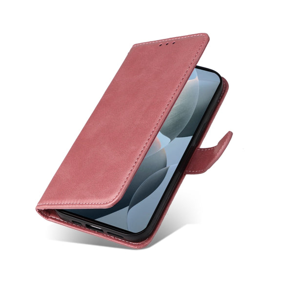 For Xiaomi Redmi K70 / K70 Pro Classic Calf Texture Flip Leather Phone Case(Rose Gold)