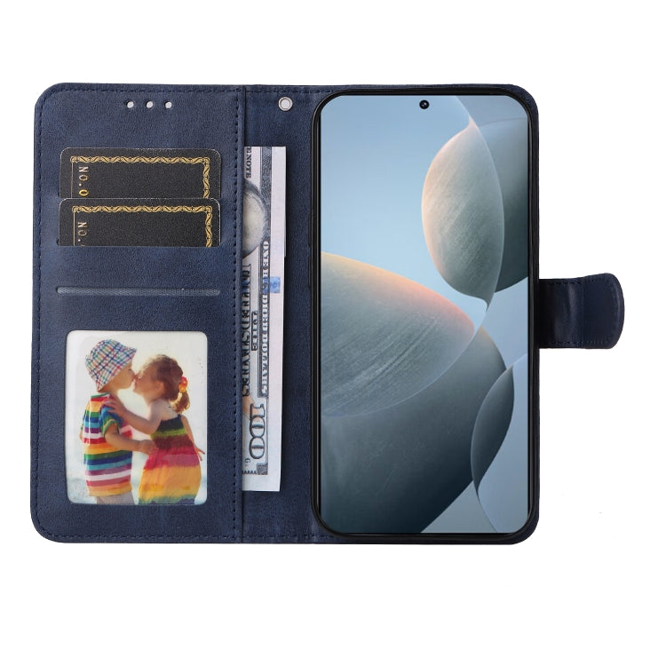 For Xiaomi Redmi K70 / K70 Pro Classic Calf Texture Flip Leather Phone Case(Blue) - Xiaomi Cases by PMC Jewellery | Online Shopping South Africa | PMC Jewellery | Buy Now Pay Later Mobicred