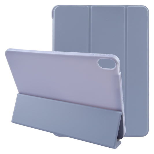 For iPad 10.9 2022 / Air 5 / Air 4 GEBEI 3-folding Holder Shockproof Flip Leather Tablet Case(Light Purple) - free shipping - PMC Jewellery - Order now!