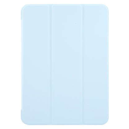 For iPad Pro 11 2024 GEBEI 3-folding Holder Shockproof Flip Leather Tablet Case(Sky Blue) - free shipping - PMC Jewellery - Order now!