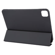 For iPad Air 13 2025 / 2024 GEBEI 3-folding Holder Shockproof Flip Leather Tablet Case(Black)
