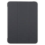For iPad Pro 13 2024 GEBEI 3-folding Holder Shockproof Flip Leather Tablet Case(Black)