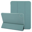 For iPad Pro 13 2024 GEBEI 3-folding Holder Shockproof Flip Leather Tablet Case(Dark Green) - iPad Pro 13 2024 Cases by GEBEI | Online Shopping South Africa | PMC TechLife | Buy Now Pay Later Mobicred