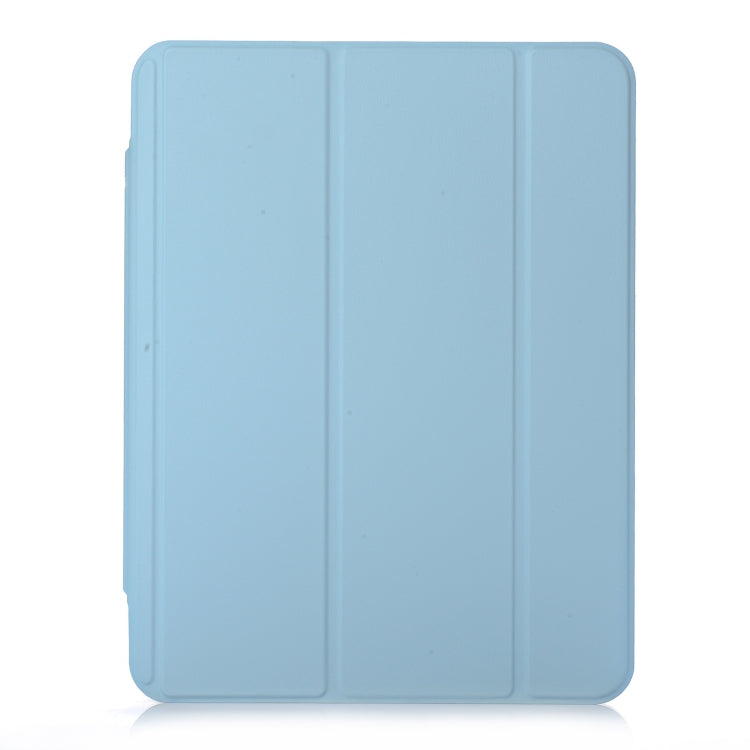 For iPad Air 11 2024 / iPad Pro 11 3-Fold Lock Buckle Leather Smart Tablet Case(Sky Blue) - free shipping - PMC TechLife - Order now!