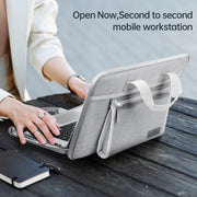 14 inch Oxford Fabric Portable Laptop Handbag(Black)