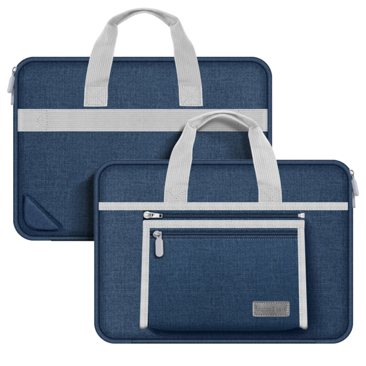 15-16 inch Oxford Fabric Portable Laptop Handbag(Dark Blue) - 15 inch by PMC Jewellery | Online Shopping South Africa | PMC Jewellery | Buy Now Pay Later Mobicred