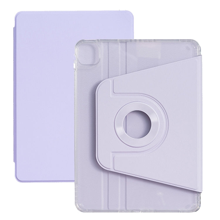 For iPad Pro 11 2024 Magnetic Split Leather Smart Tablet Case(Purple)