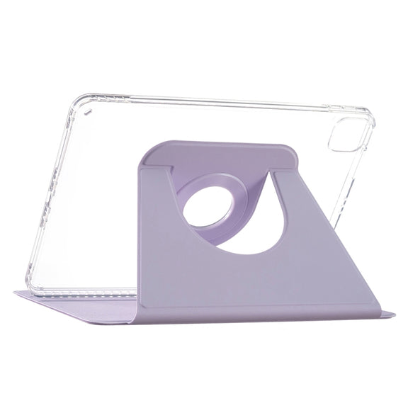 For iPad Pro 11 2024 Magnetic Split Leather Smart Tablet Case(Purple)