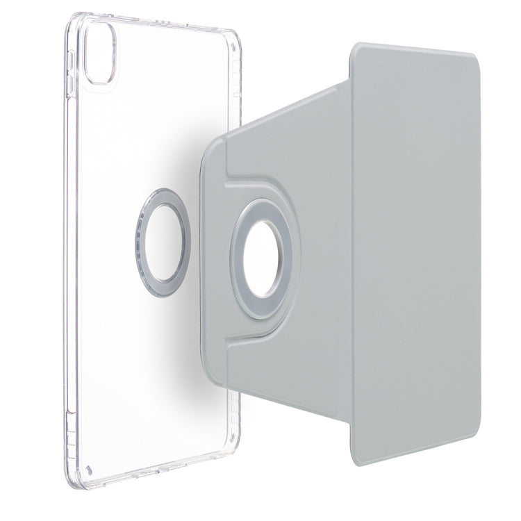 For iPad Pro 13 2024 Magnetic Split Leather Smart Tablet Case(Grey) - iPad Pro 13 2024 Cases by PMC TechLife | Online Shopping South Africa | PMC TechLife | Buy Now Pay Later Mobicred