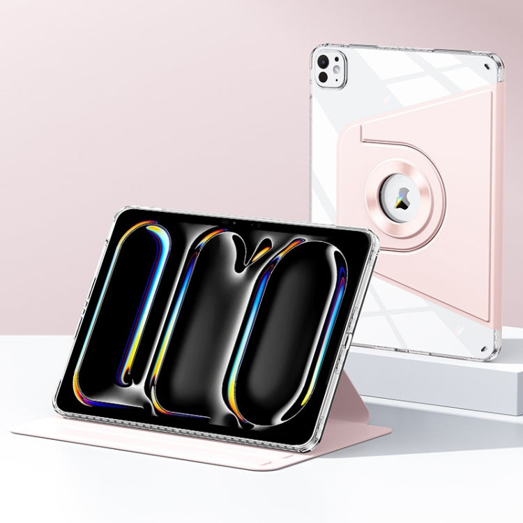 For iPad Pro 13 2024 Magnetic Split Leather Smart Tablet Case(Pink) - free shipping - PMC TechLife - Order now!