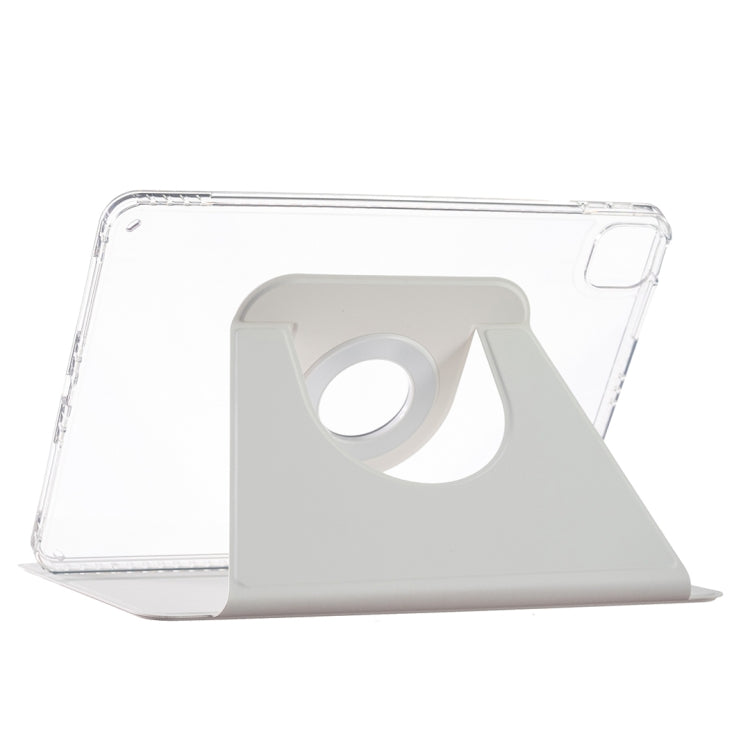 For iPad Pro 13 2024 Magnetic Split Leather Smart Tablet Case(White)