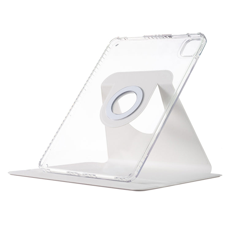For iPad Pro 13 2024 Magnetic Split Leather Smart Tablet Case(White)