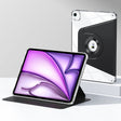 For iPad Air 13 2024 Magnetic Split Leather Smart Tablet Case(Black) - iPad Air 13 2024 Cases by PMC TechLife | Online Shopping South Africa | PMC TechLife | Buy Now Pay Later Mobicred