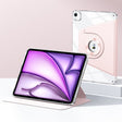 For iPad Air 13 2024 Magnetic Split Leather Smart Tablet Case(Pink) - iPad Air 13 2024 Cases by PMC TechLife | Online Shopping South Africa | PMC TechLife | Buy Now Pay Later Mobicred