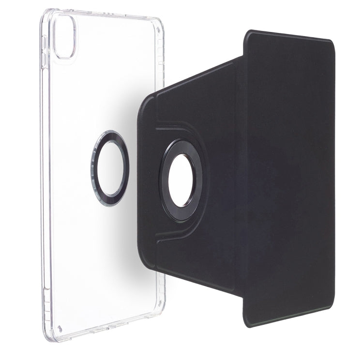 For iPad Air 11 2024 Magnetic Split Leather Smart Tablet Case(Black)