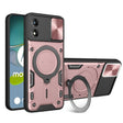 For Motorola Moto E13 CD Texture Sliding Camshield Magnetic Holder Phone Case(Pink) - free shipping - PMC TechLife - Order now!
