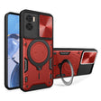 For Motorola Moto E22 / E22i CD Texture Sliding Camshield Magnetic Holder Phone Case(Red) - free shipping - PMC TechLife - Order now!