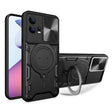 For Motorola Edge 30 Fusion CD Texture Sliding Camshield Magnetic Holder Phone Case(Black) - free shipping - PMC TechLife - Order now!