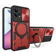For Motorola Edge 30 Fusion CD Texture Sliding Camshield Magnetic Holder Phone Case(Red) - free shipping - PMC TechLife - Order now!