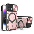 For Motorola Edge 20 Lite CD Texture Sliding Camshield Magnetic Holder Phone Case(Pink) - free shipping - PMC TechLife - Order now!